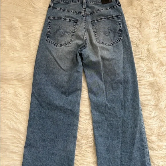 AG Etta High Waisted Wide Leg Crop Jeans - Picture 5 of 7